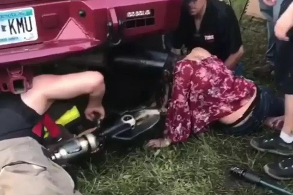 Firefighters Have to Save Woman Who Stuck Her Head in Truck’s Exhaust