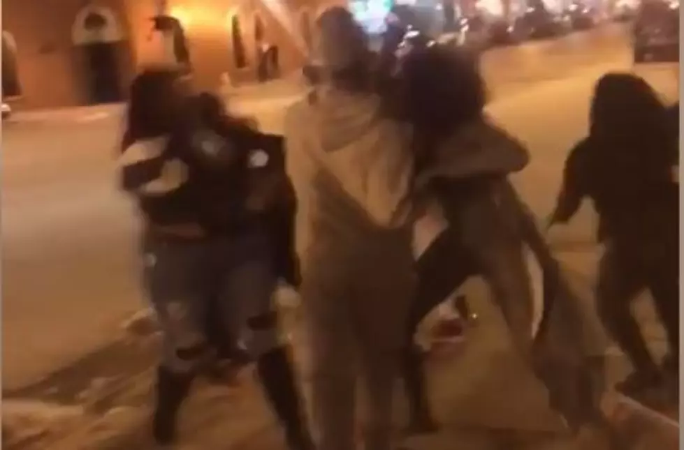Large Brawl Outside Of Shenanigan’s In Davenport