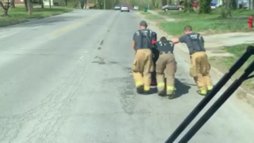 Firemen Push Disabled Veteran After Battery Dies In Electric Wheelchair