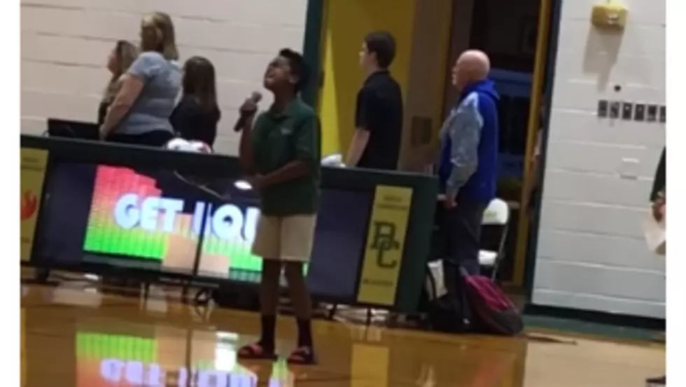 5th Grader Sings The National Anthem… And Completely Nails It!