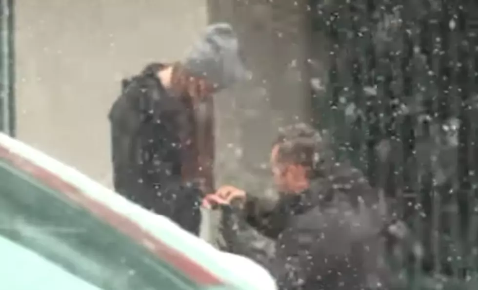 News Crew Accidentally Captures Marriage Proposal Outside Of Snowy Wrigley Field