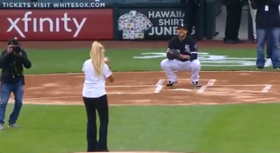 This Could Be The Worst Ceremonial First Pitch EVER