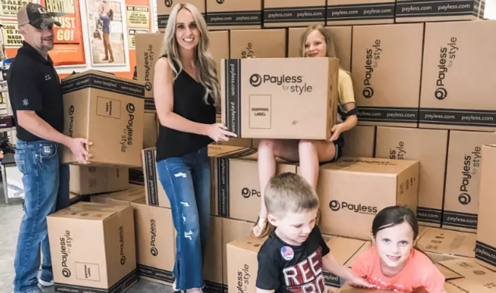 Mom Buys Out an Entire Payless Store and Donates All the Shoes to Charity