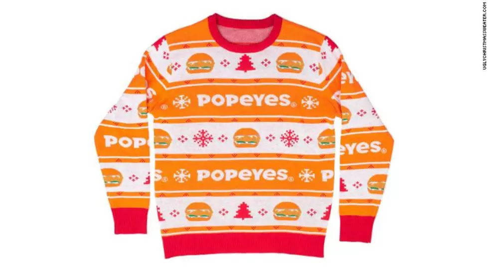 Popeyes Debuts New Chicken Sandwich Ugly Christmas Sweater