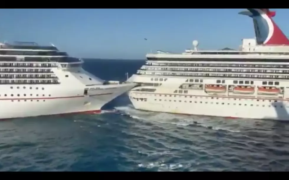 Carnival Cruises Crash into Each Other in Cozumel