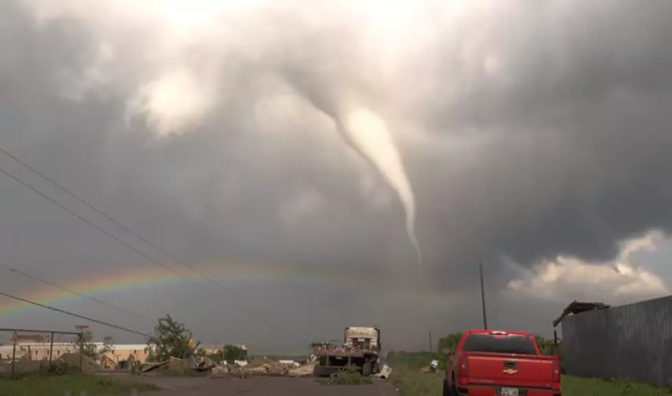 [VIDEO] Tornado Tears Through Town Less Than Block Away From Man