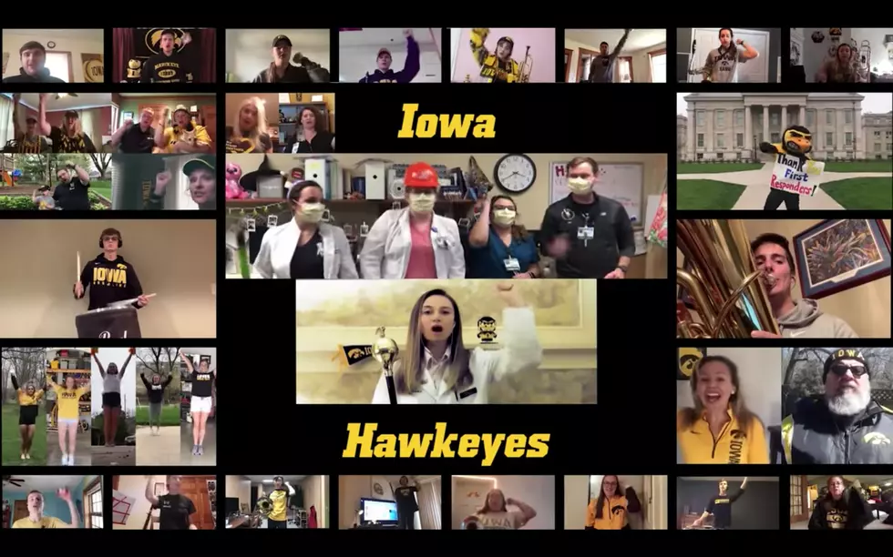 Hawkeye Marching Band Salutes Healthcare Workers With Virtual Fight Song