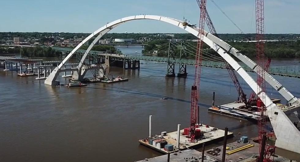 New Drone Video of I-74 Bridge Construction