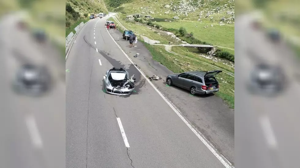 A Bugatti, Porsche, and Mercedes Were Caught Up in a $4 Million Car Crash