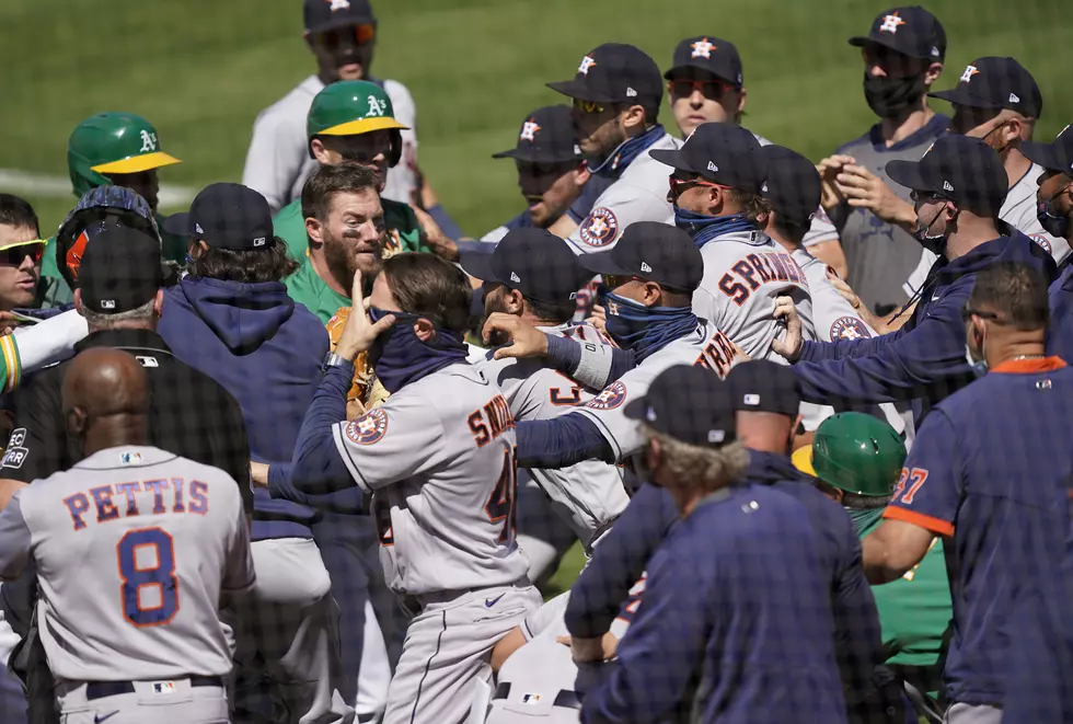 Houston Astros and Oakland Athletics Clear Benches in Brawl