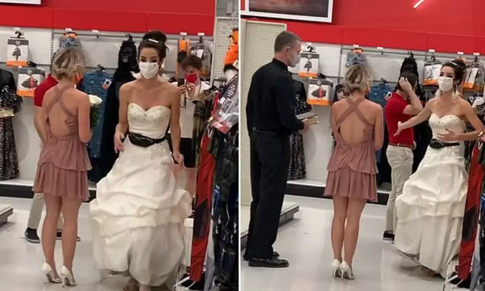 Woman Dressed in Wedding Gown Ambushes Target Employee and Demands Marriage on The Spot
