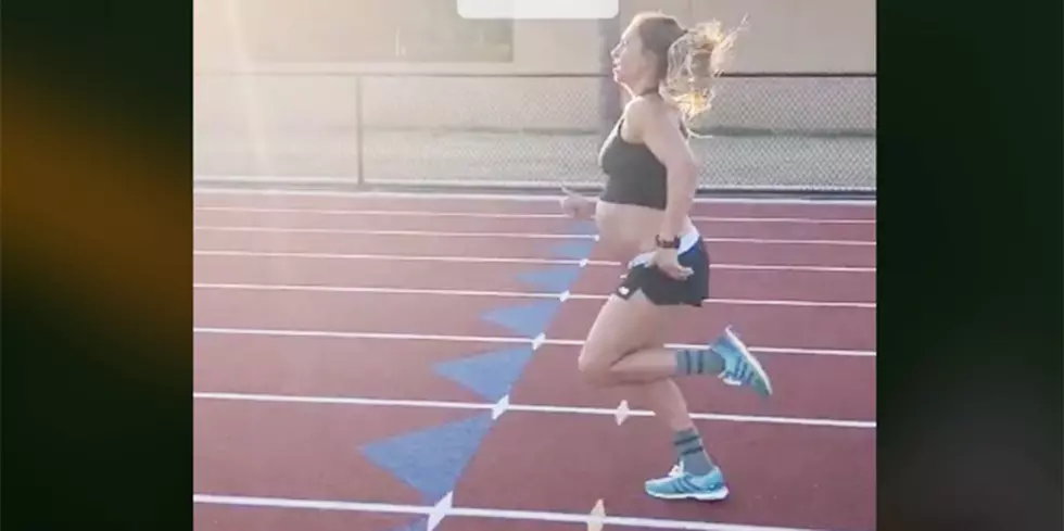 Video Shows Woman Running A 5-Minute Mile While 9 Months Pregnant