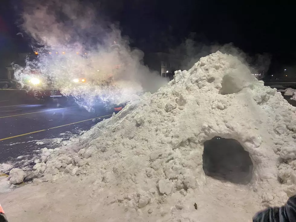 Fire Department Called To Put Out Igloo Fire