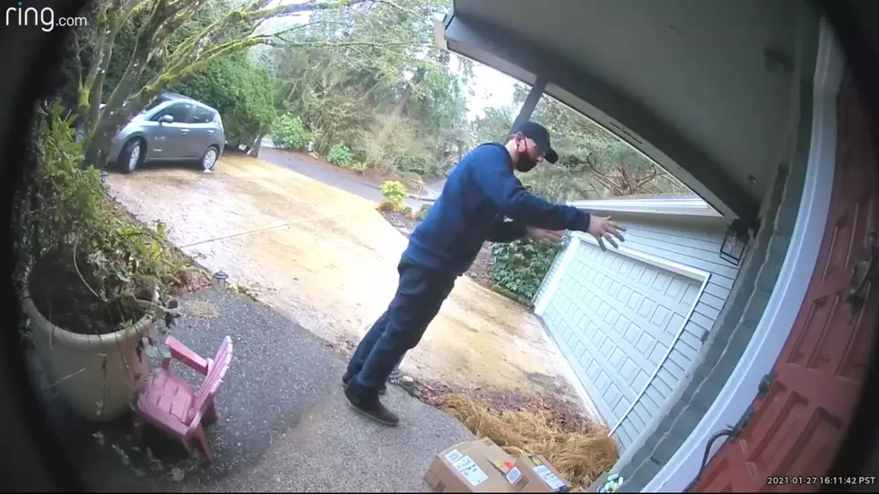 Porch Pirate Caught Red Handed Desperately Tries to Lie