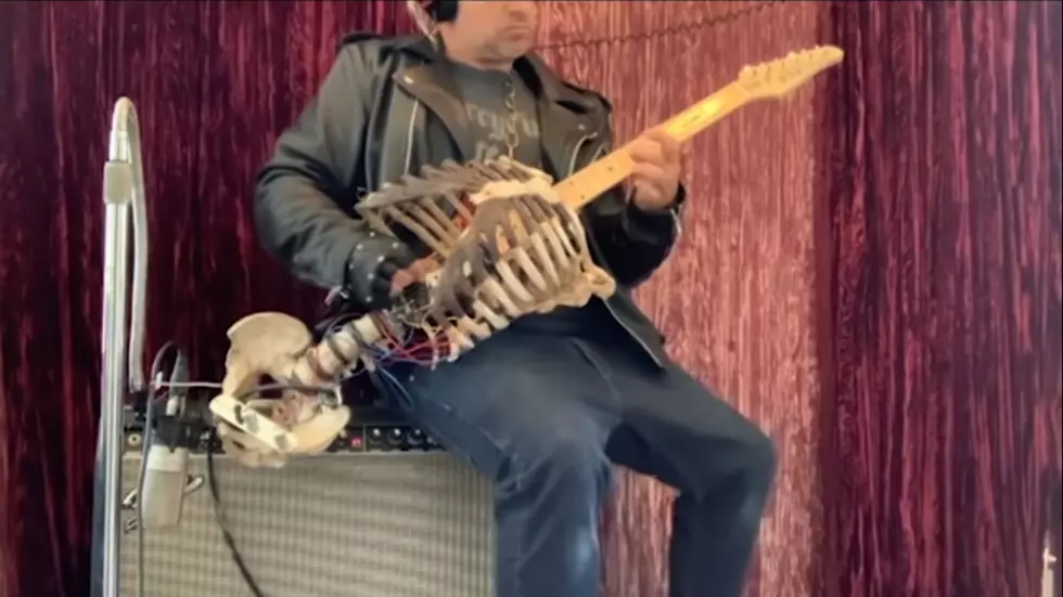 Man Builds a Guitar Out of His Dead Uncle’s Skeleton