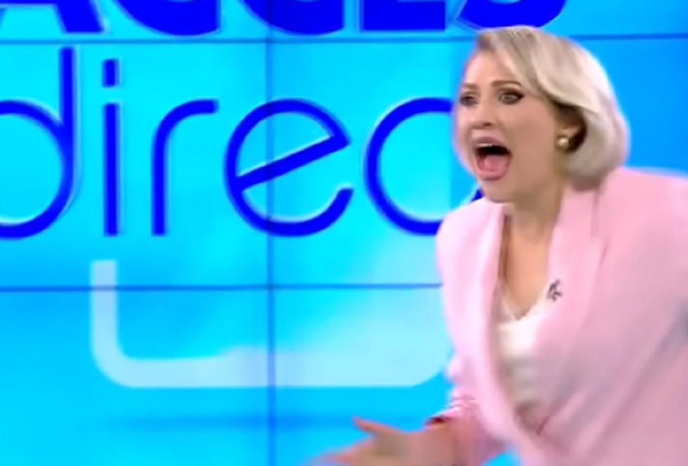 Newscaster Attacked Mid-Broadcast By Naked Woman With a Brick