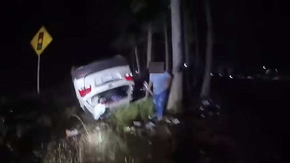 VIDEO: Cop Single-Handedly Lifts Overturned Car Off of Woman, Saving Her Life