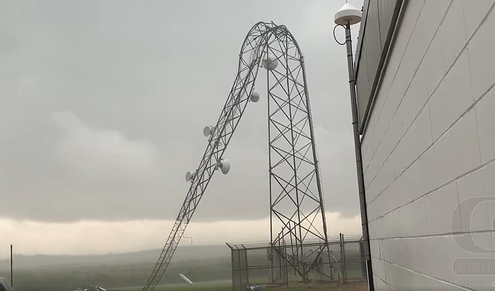 WATCH: Iowa Storm Bends Internet Tower In Half