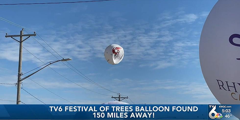 KWQC&#8217;s Festival of Trees Parade Balloon Got Away, Floated To Almost Indiana