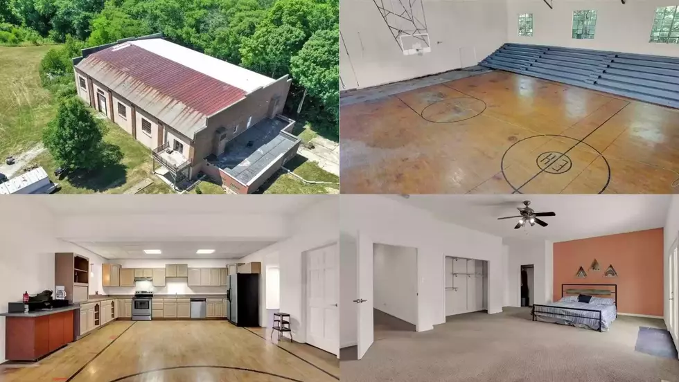 High School Gym Turned Into House Now Selling For $299,000 In Indiana