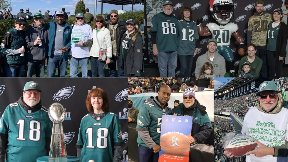 Lifelong Eagles Fan Has Attended 324 Consecutive Home Games