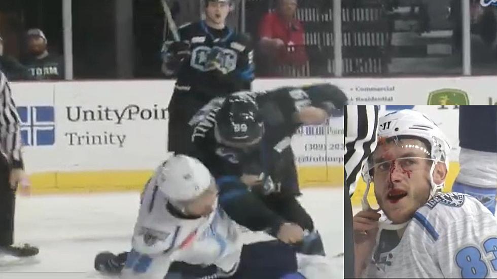 Quad City Storm Player Delivers One Punch Knockout