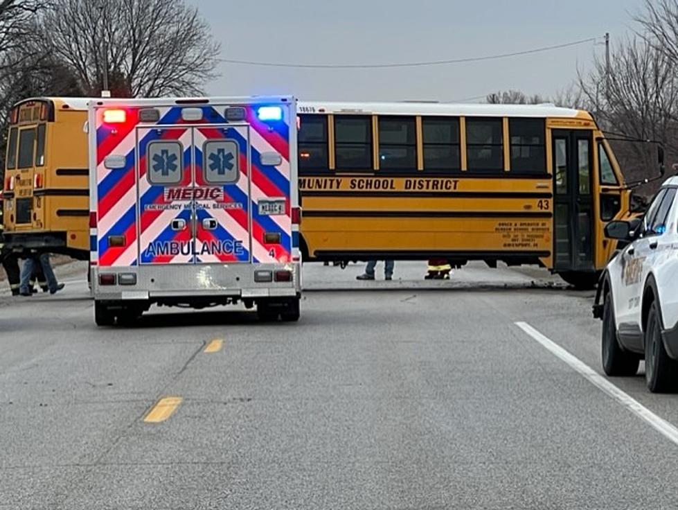 School Bus vs. Semi Accident In Davenport Monday Morning