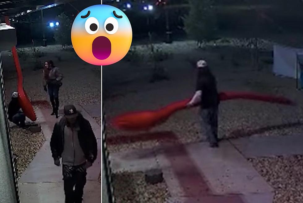 Arizona Thieves Steal The Big Red Spoon From Phoenix Dairy Queen