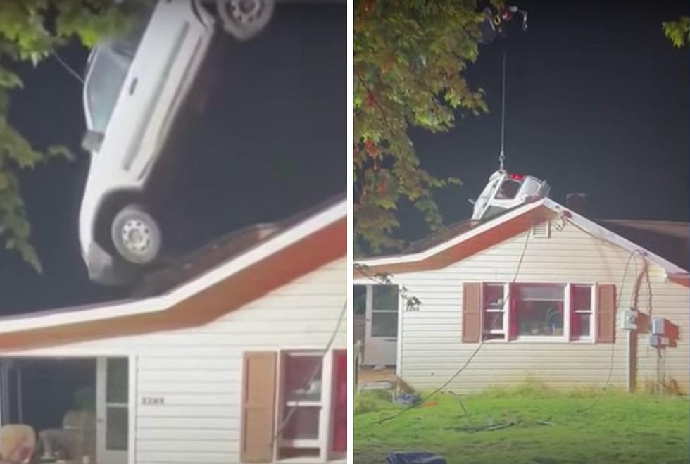 Yadkinville Teen Charged After Crashing His Car Into The Roof Of A House