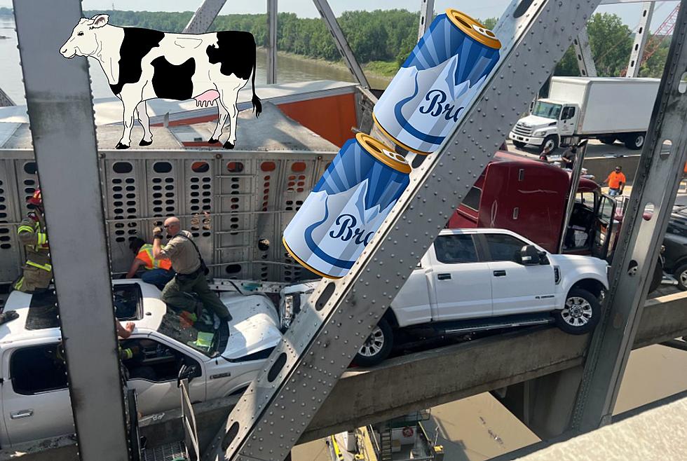 6 Vehicle Crash On Missouri River Bridge Involves Lots Of Beer And Cows