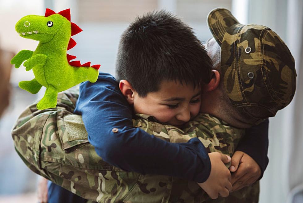 Ohio Military Father Takes Sons Toy Dinosaur On A Wild Adventure Before Returning Home
