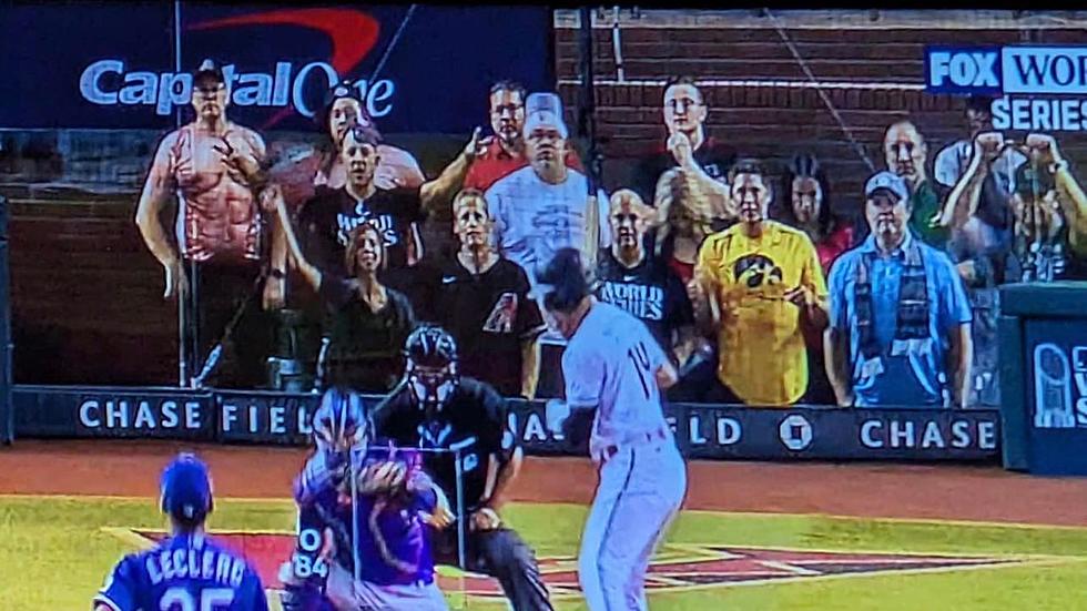 Iowa Fan Spotted Behind World Series Home Plate: “It Wasn’t A Fair Catch”