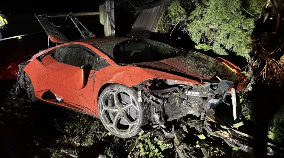 13-Year-Old Charged After Crashing Lamborghini In Ditch