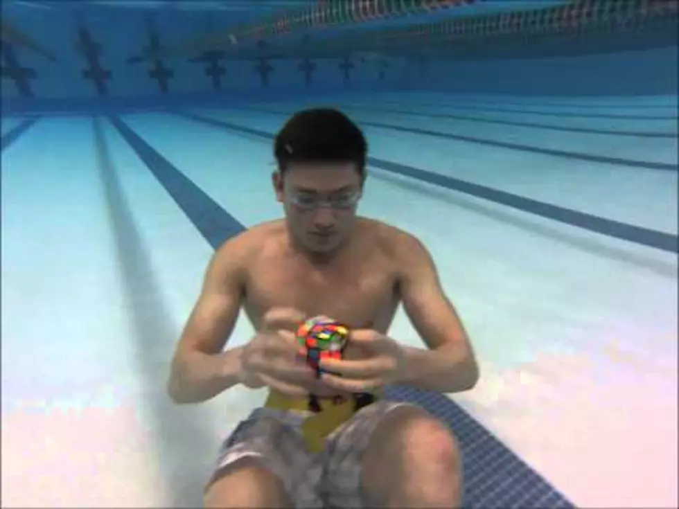 1, 2, 3 Rubik&#8217;s Cubes Solved Underwater [Video]
