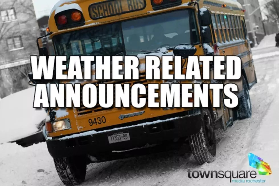 Winter Closings and Delays for Saturday and Sunday 02-25-17