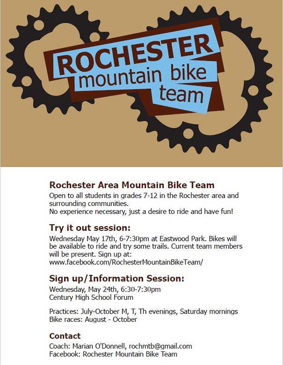 Rochester Mountain Bike Team Try It Out Session CANCELLED! – [Photos]