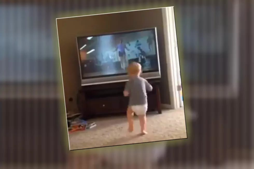 Toddler Working Out to Rocky Will Fix Any Problem Today (VIDEO)