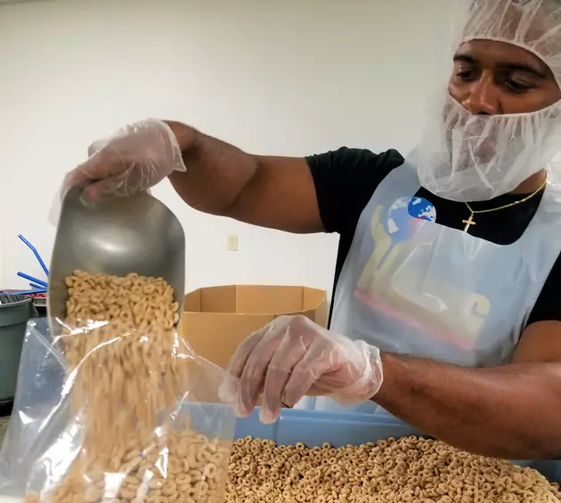 See the HUGE Boxes of Cereal Channel One Regional Food Bank Gets