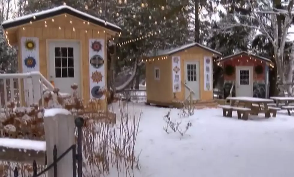 Michigan Business Builds Ice Fishing Shanties for Outdoor Dining