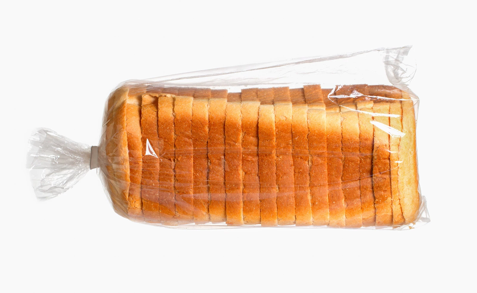 Хлеб в прозрачной упаковке
