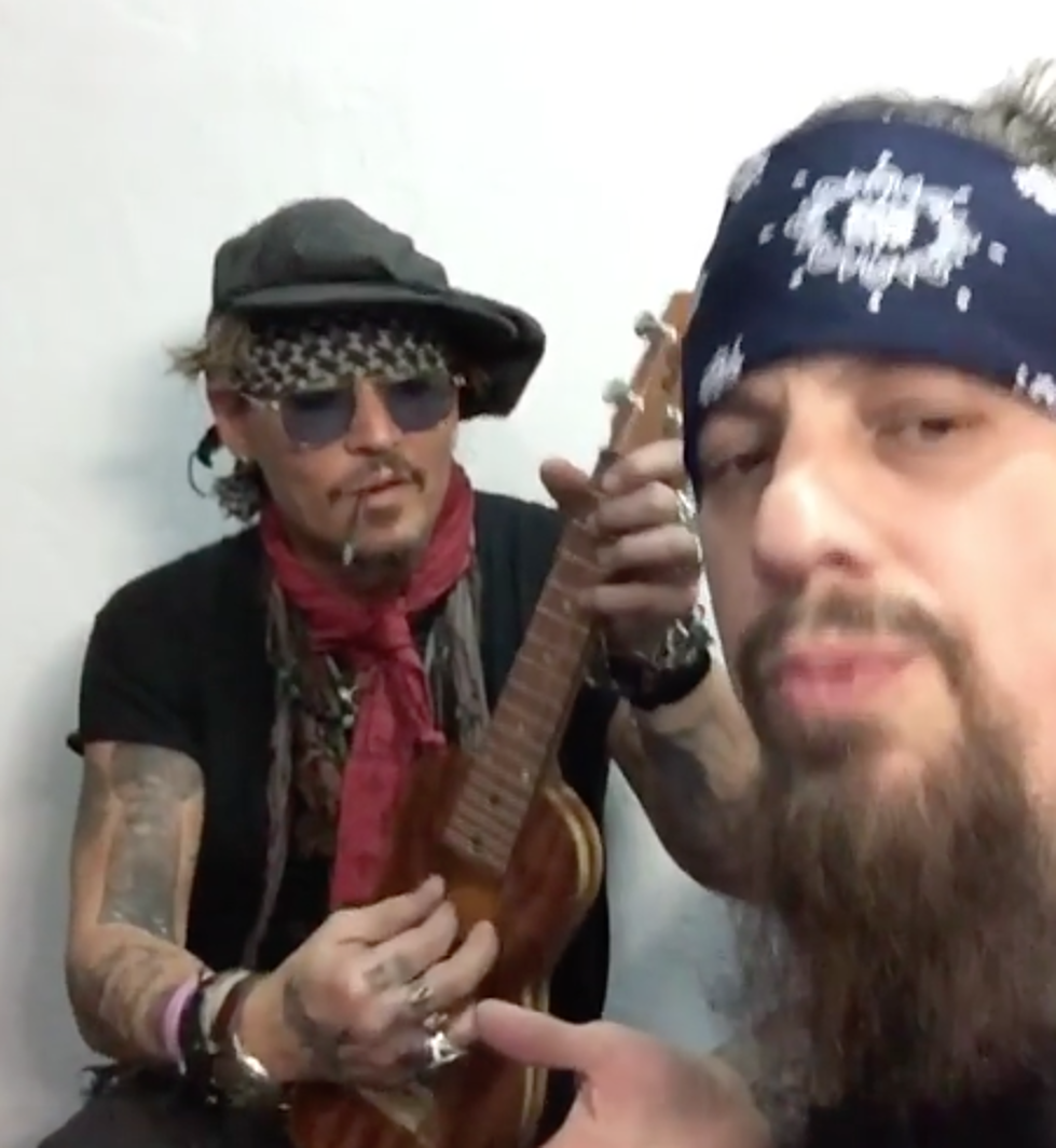 What Is Johnny Depp Doing With Korn? [WATCH]