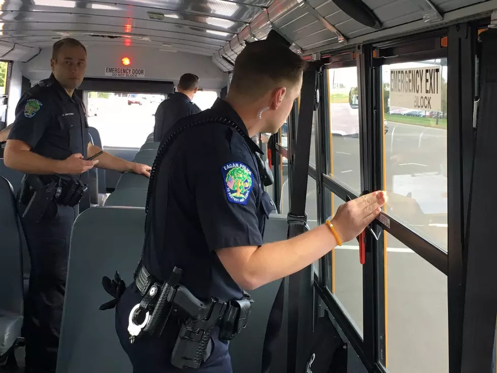 Minnesota Police Officers Catch Distracted Drivers From A School Bus