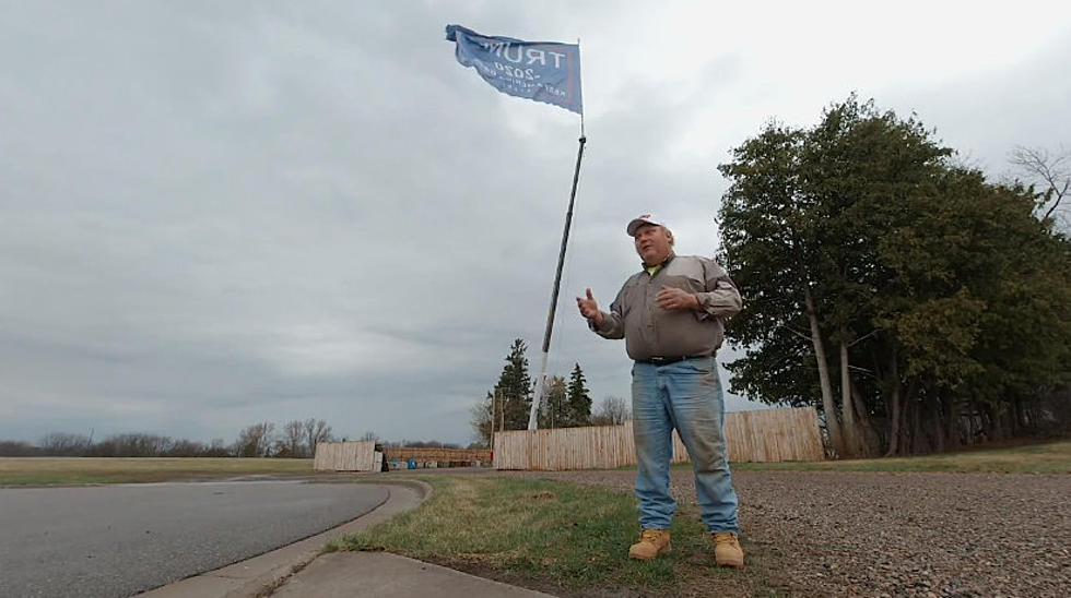 Minnesota Man “Ready To Go To Jail” Over Trump Flag