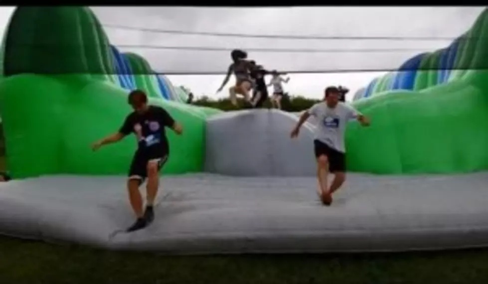 See Lew with Video from the Insane Inflatable 5K Course!