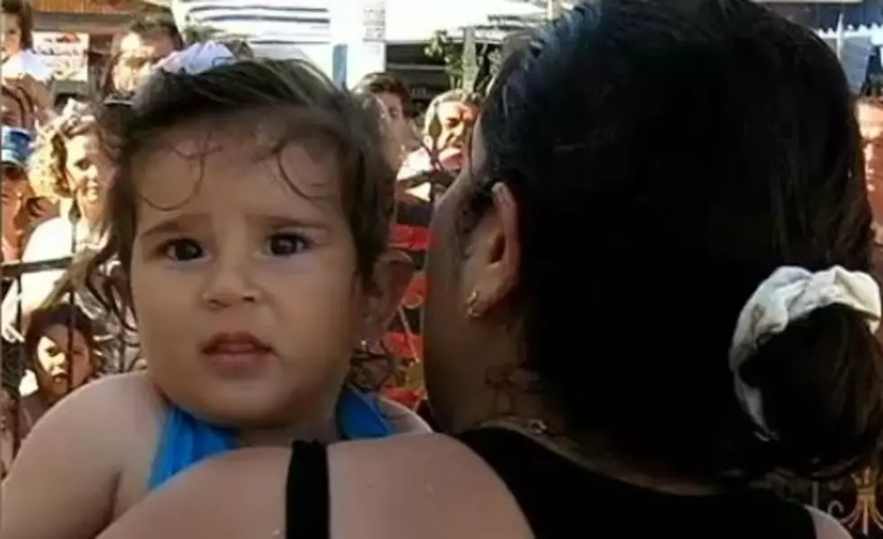 Baby Drifts Out To Sea After Parents Forget About Her