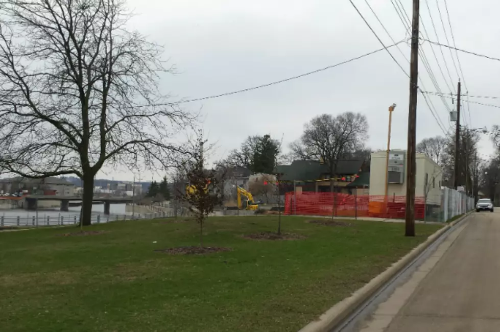 What’s Being Built Across the River from the Mayo Civic Center?