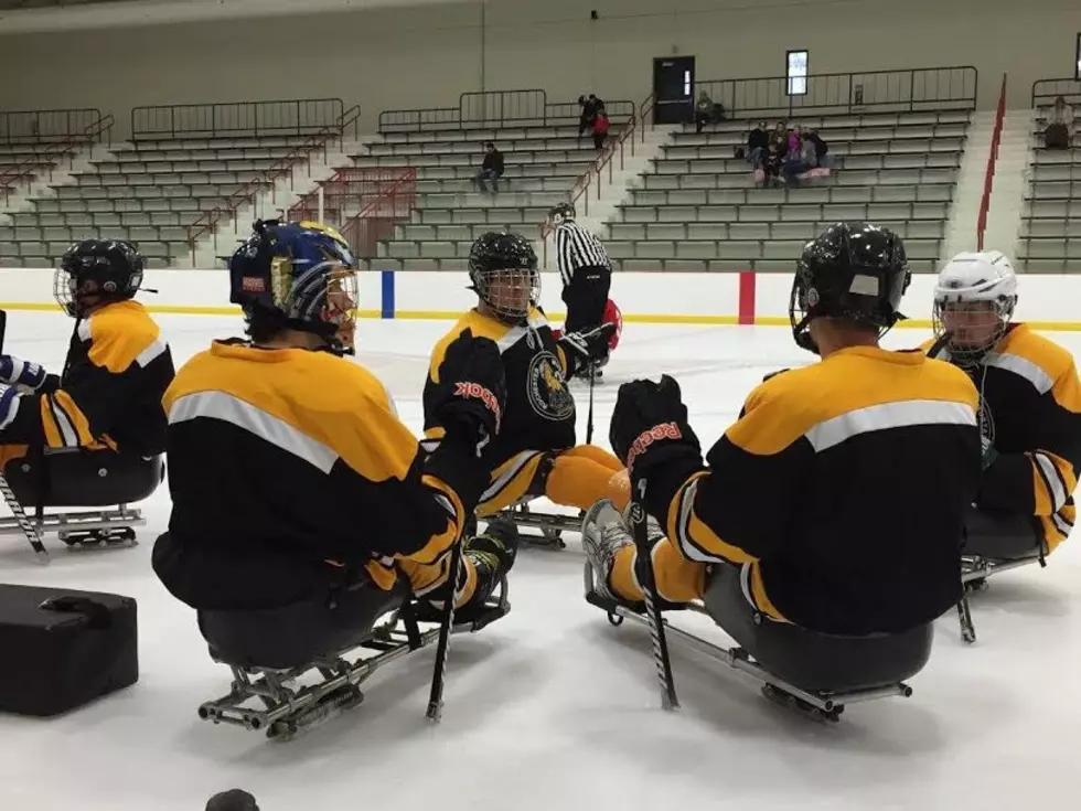 The Mustangs Celebrity Sled Hockey Game Is Saturday!