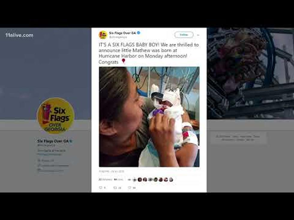 Special Delivery! Baby Born at Six Flags Receives Free Visits For Life