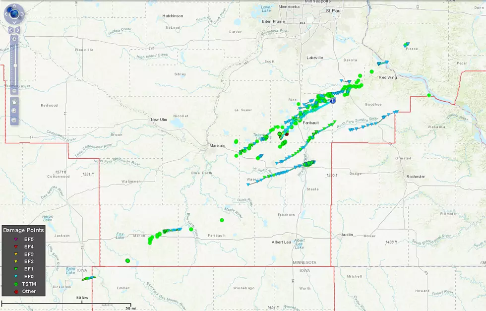 Weather Service Now Says 16 Tornadoes Hit SE Minnesota Sept. 20