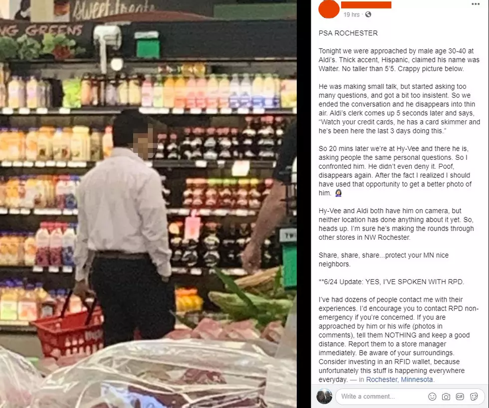 Facebook Post Warning of Rochester Grocery Store Scammer Goes Viral